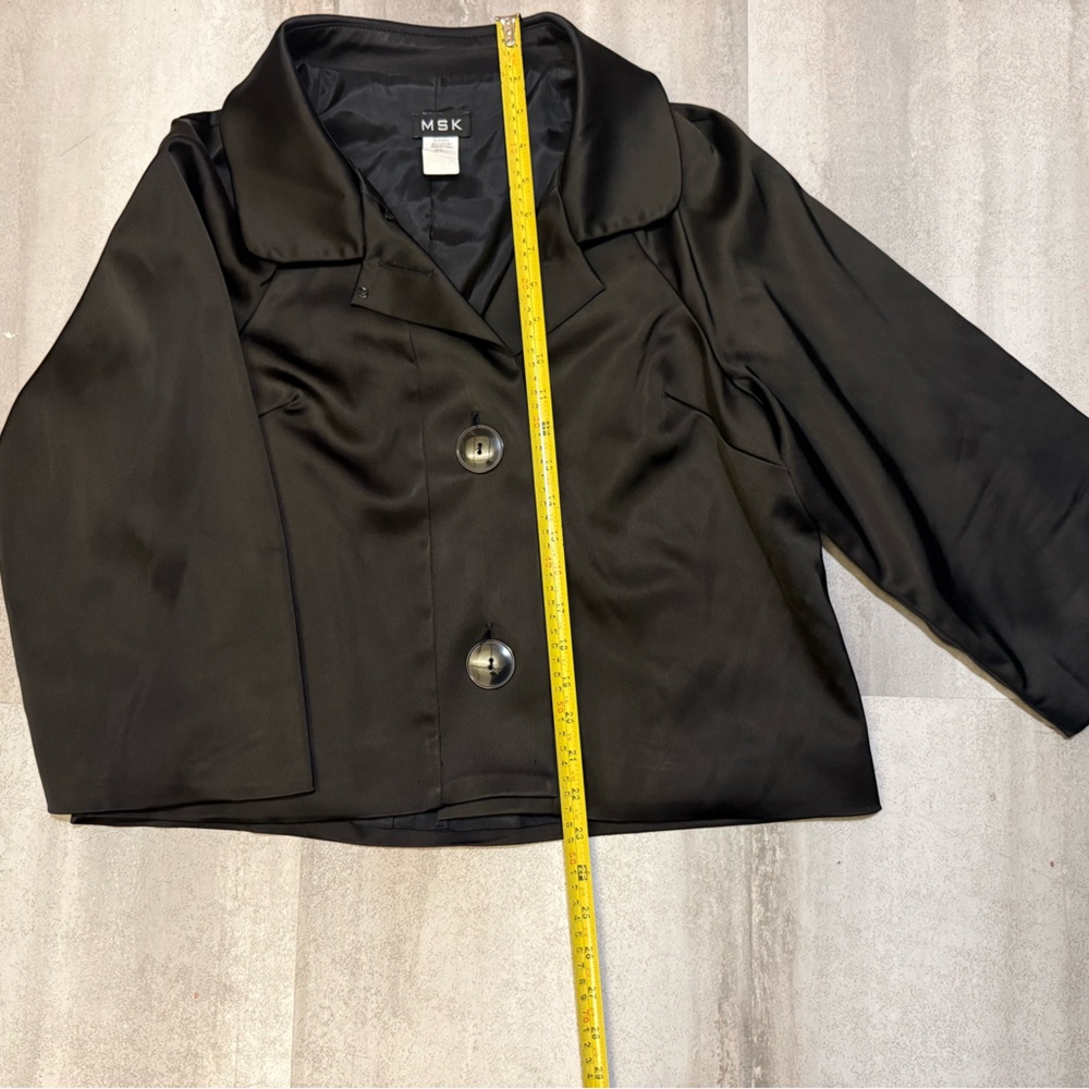 MSK Black Women's Blazer - Picture 4 of 10
